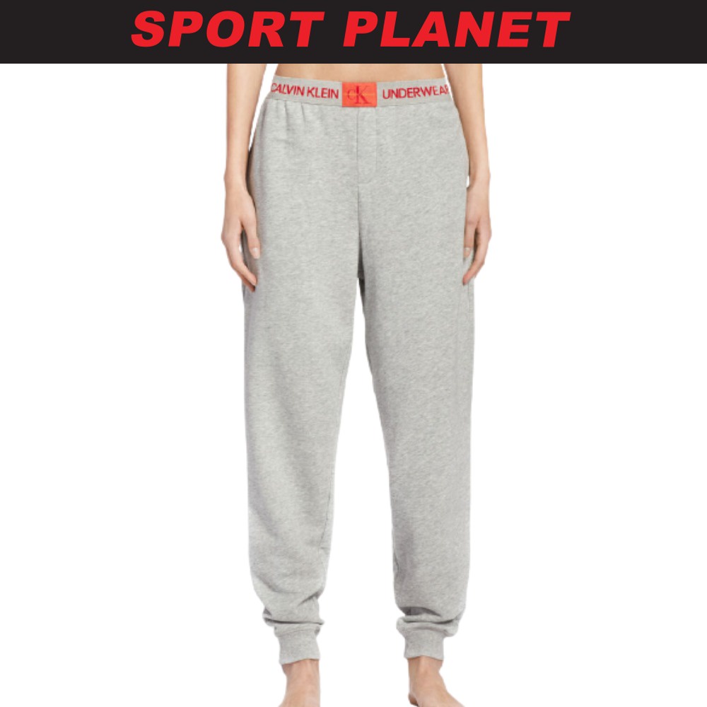 Calvin Klein Women Monogram Lounge Jogger Long Tracksuit Pant