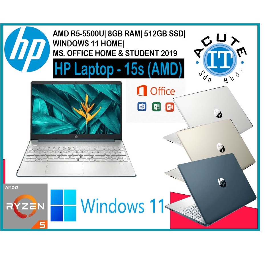 Hp 15s Eq2070au 2072 Au 2073au 156 Fhd Laptop Shopee Malaysia 6987