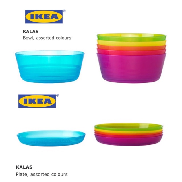 🎁 IKEA KALAS Bowls/Cups/Cutlery & Plates Shopee Malaysia