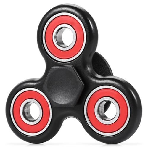 Fidget Spinner Stress Reliever Pressure Reducing Toy Black Red