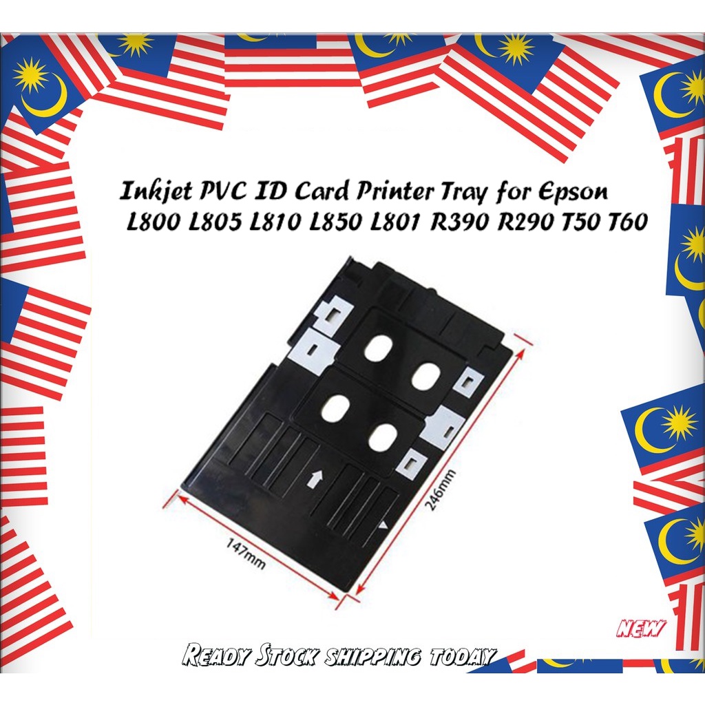 Inkjet PVC ID Card Printer Tray for Epson L800 L805 L810 L850 L801 R390