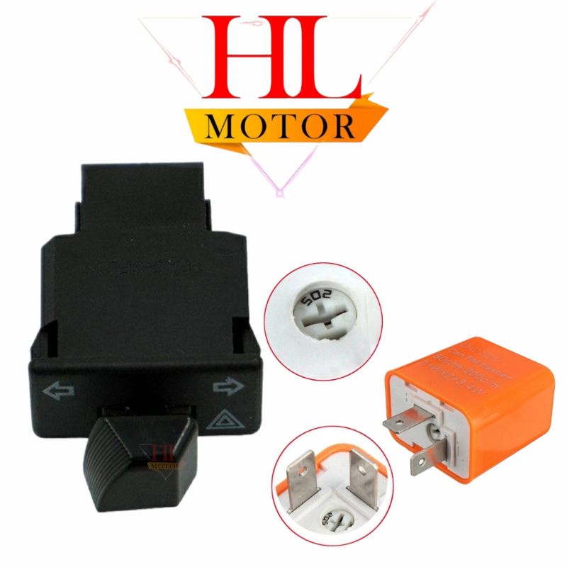 DOUBLE SIGNAL SWITCH RS150 FUTURE SYM VF3i DASH + RELAY SET Shopee