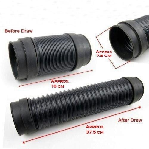 Universal Snorkel Kit 18cm to 37.5cm Flexible Hose Joint Pipe Customize