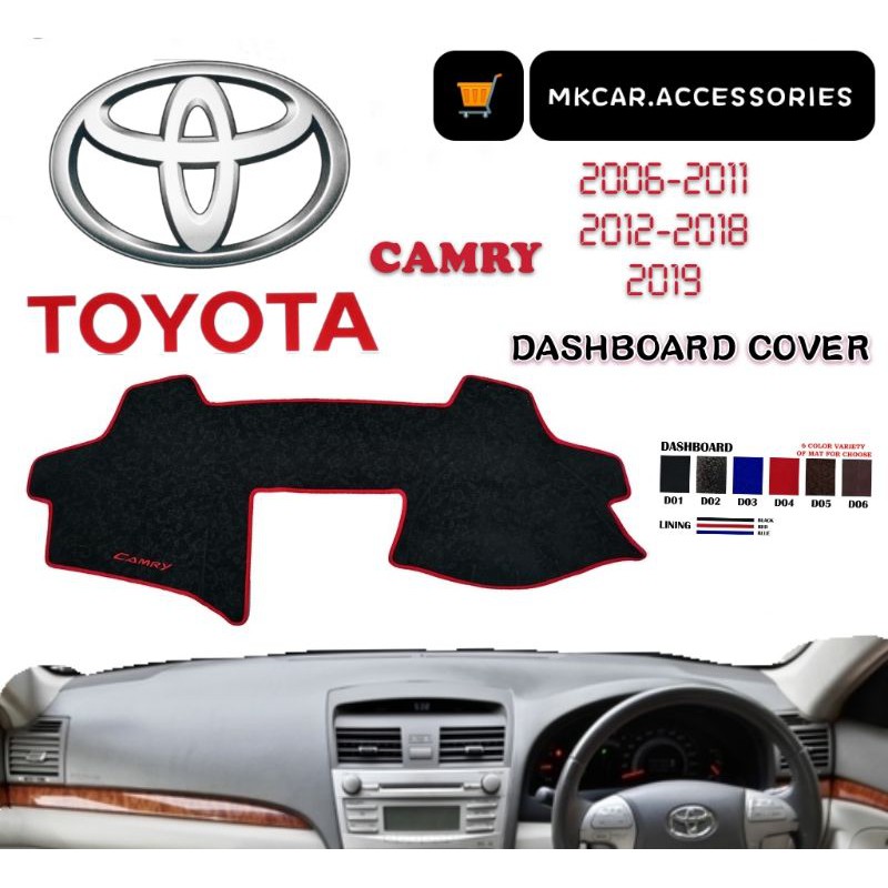 2019 toyota deals camry dashboard cover