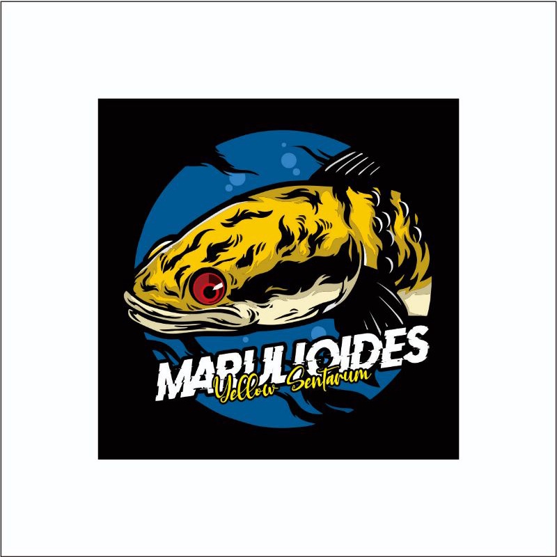 Fish sticker | Channa Marulioides 2 | Shopee Malaysia