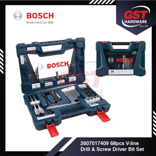 Bosch V Line 68pcs Drill Bits And Screwdriver Bits Set Drill Set Mata