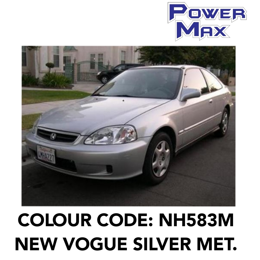 Fits 96-00 Honda Civic Trunk Spoiler W/LED Painted #NH583M Vogue Silver Metallic