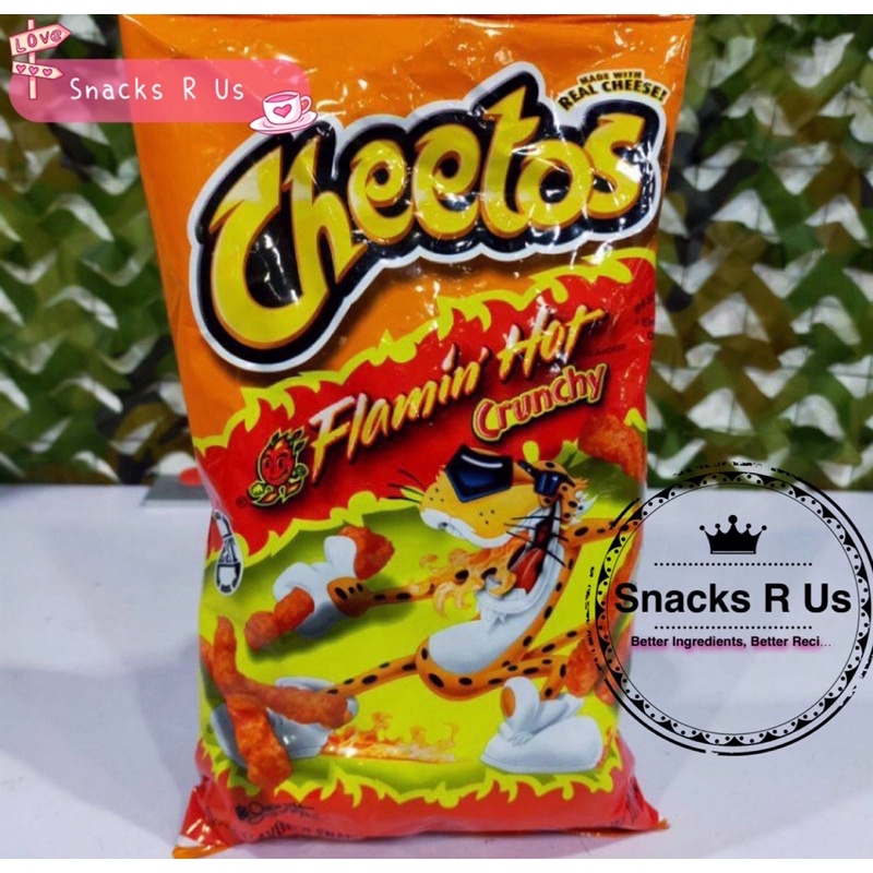 Fritos Lay Cheetos Cheese Flamin Hot Cheddar Jalapeno Crunchy 226 8g