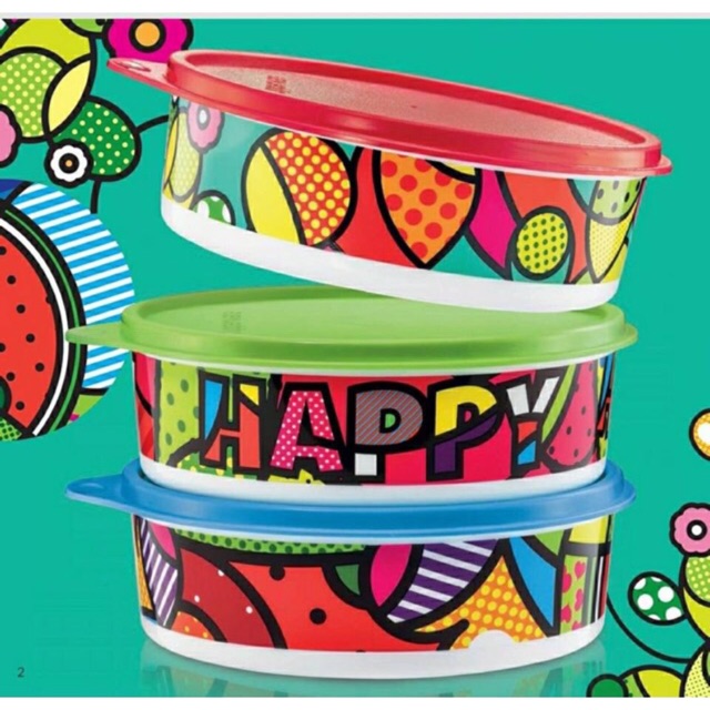 TUPPERWARE Printed Canister 700ml | Shopee Malaysia
