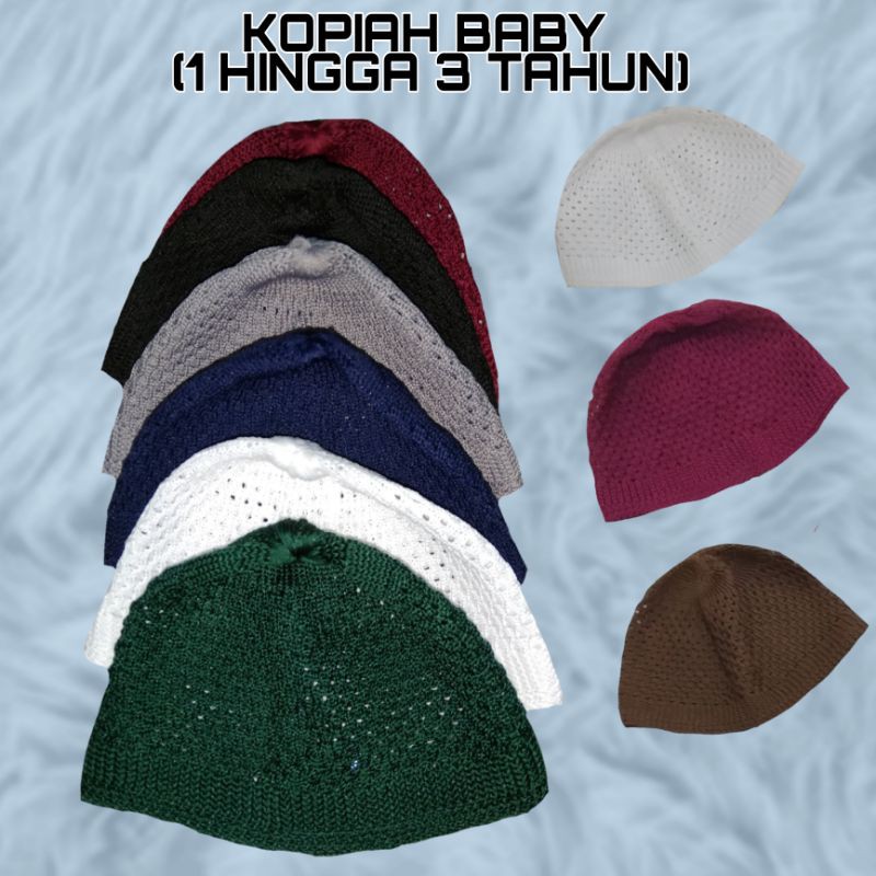 KOPIAH BABY 1 HINGGA 3 TAHUN | Shopee Malaysia