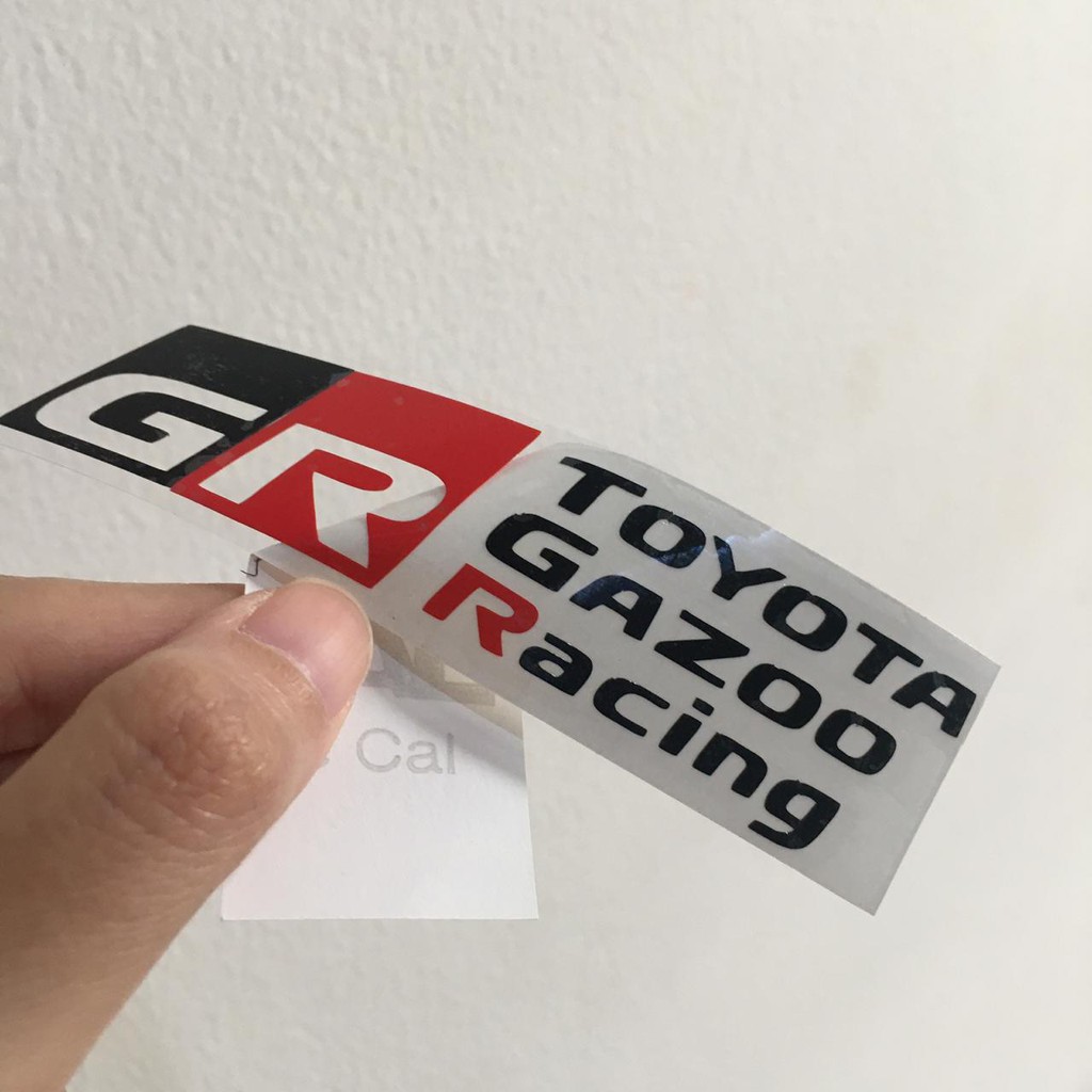 Toyota GAZOO RACING Car Sticker Shopee Malaysia
