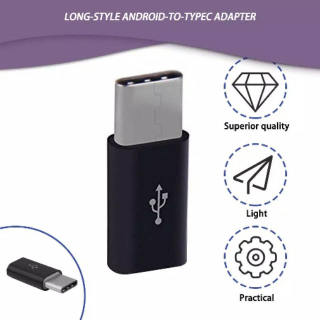 Micro USB to Type C Converter Adapter | Shopee Malaysia