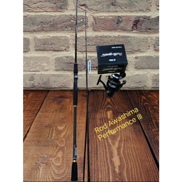 Set Rod Awashima Performance III & reel awashima seeker | Shopee Malaysia