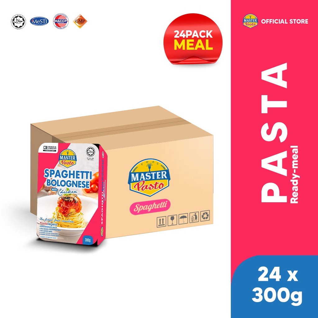 Instant Spaghetti Bolognese With Chicken Convenience Pack - 1 Carton ...