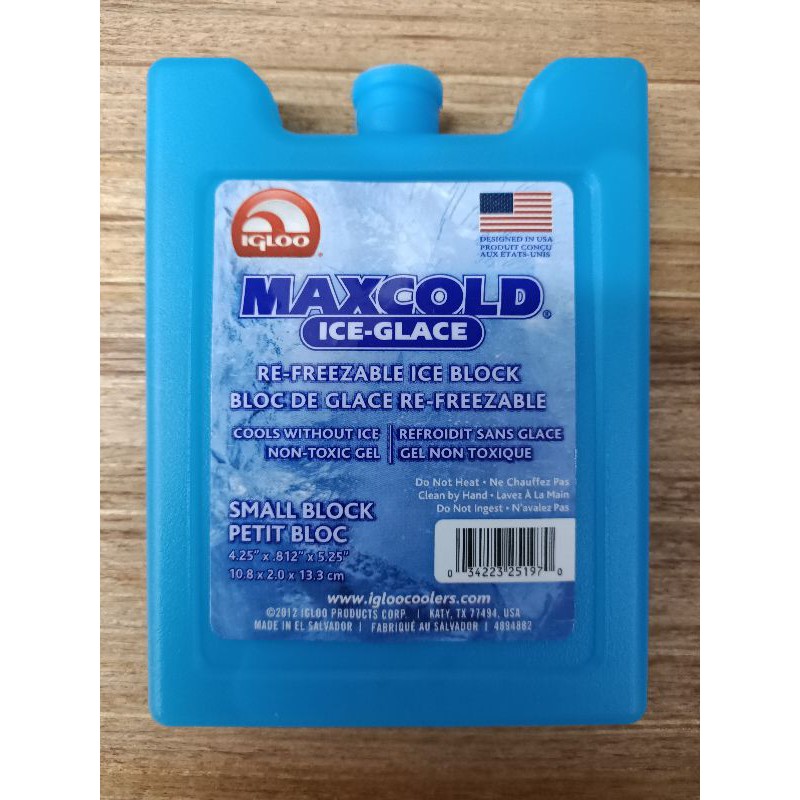 Igloo Maxcold Ice Block, Re-Freezable, Small