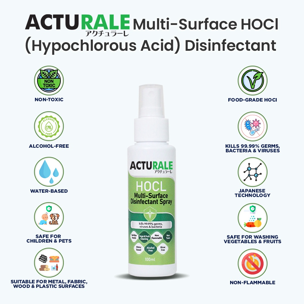 Hypochlorous acid promo spray