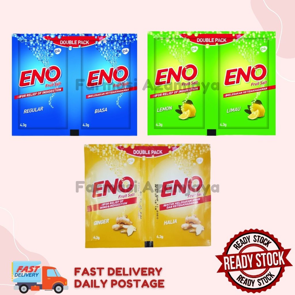 ENO 4.3G X 2 SACHET (REGULAR / LEMON / GINGER) Shopee Malaysia