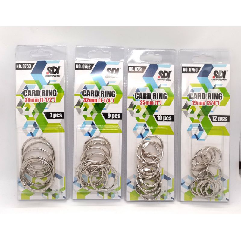 SDI METAL CARD RING 19/25/32/38mm | Shopee Malaysia