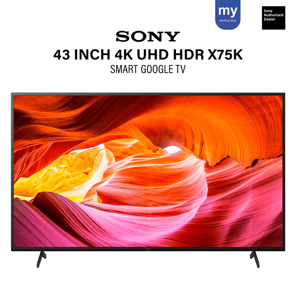 Sony KD-43X75K 43 Inch 4K UHD Google TV KD43X75K Smart TV Android TV ...