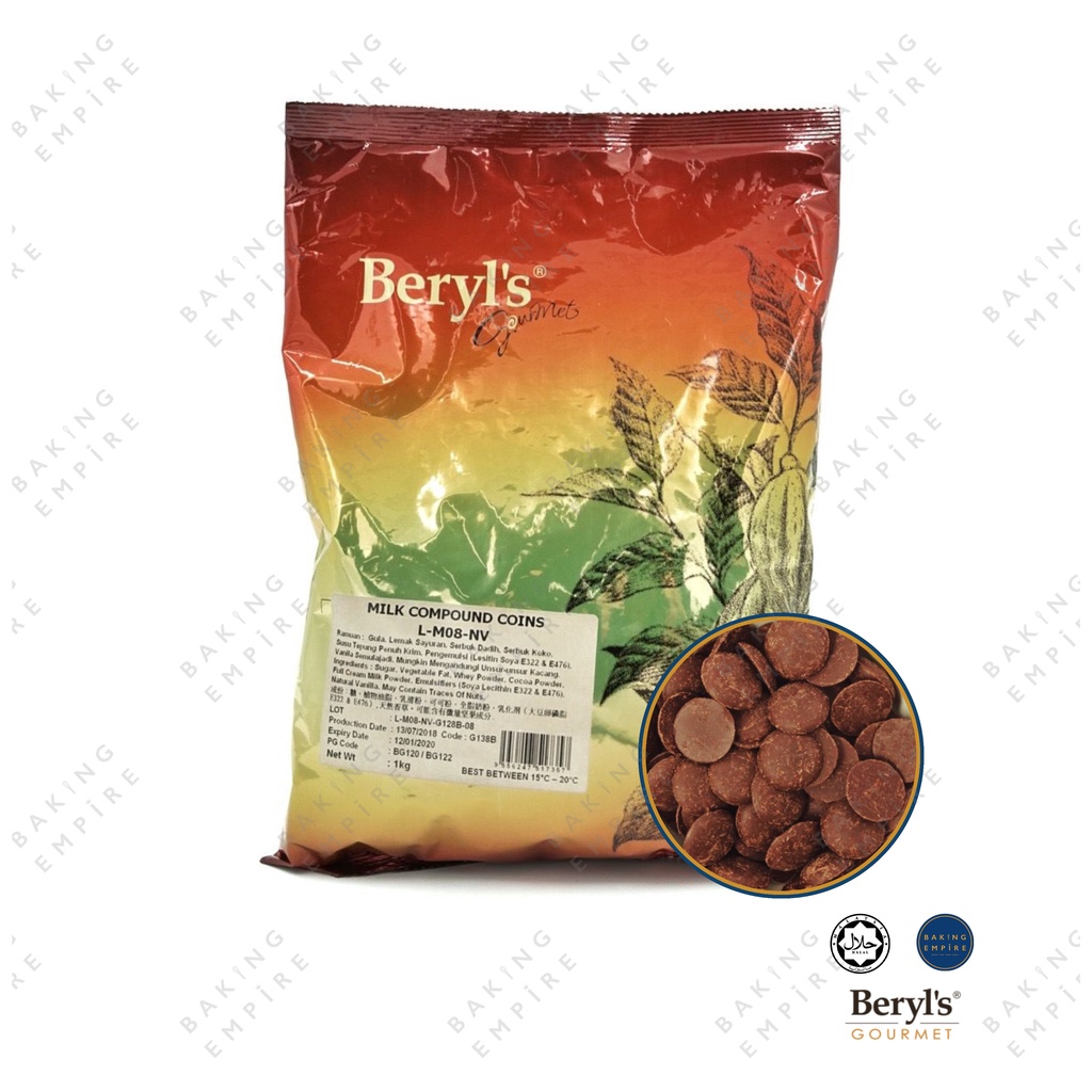 Beryls Chocolate Compound Coins 1KG & 500G | Shopee Malaysia