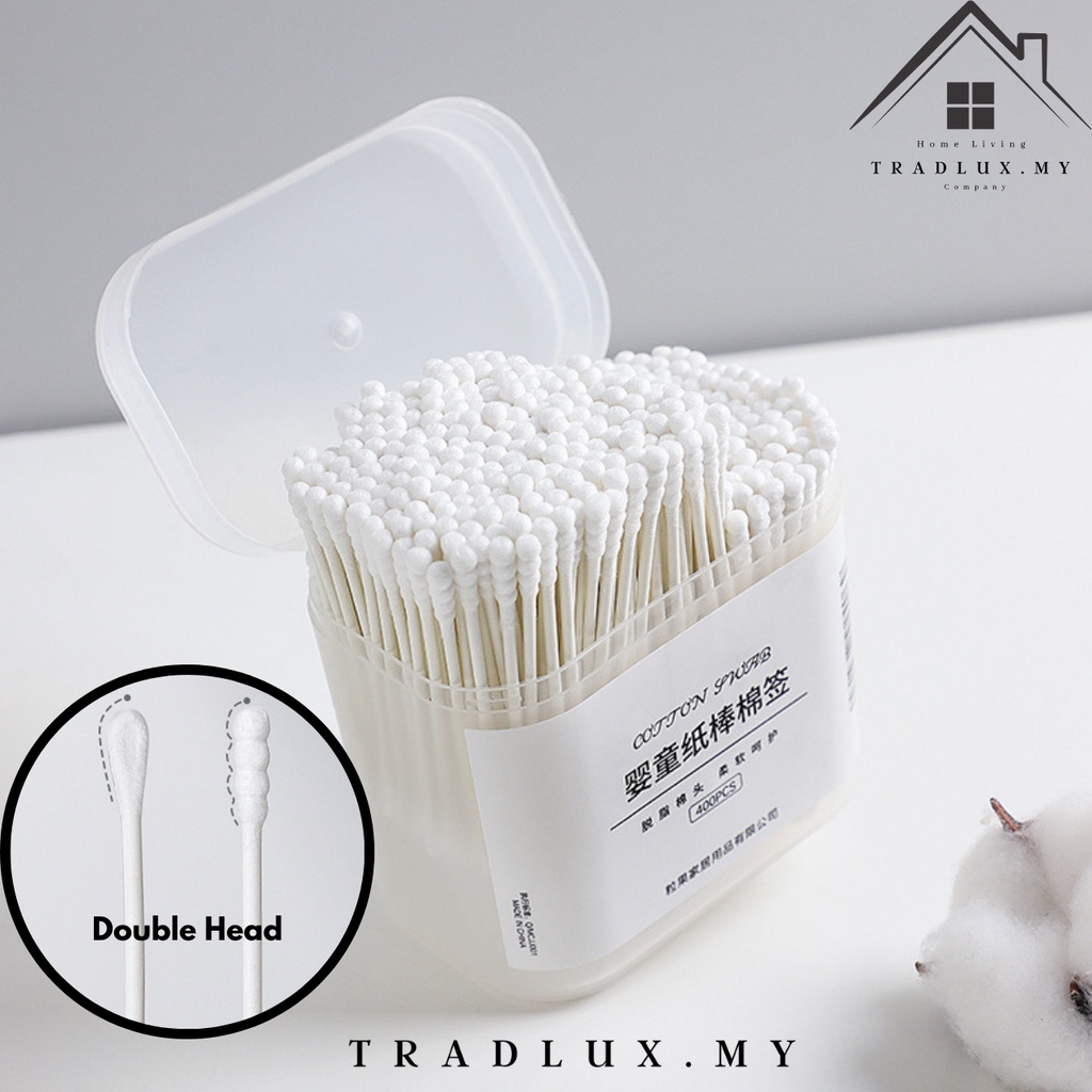 400pcs Cotton ear bud special cosmetic cotton swab medical cotton swab ...