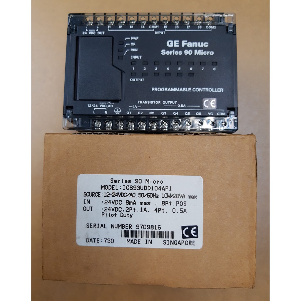IC693UDD104 Series 90 Micro Programmable Logic Controller (PLC) by GE ...