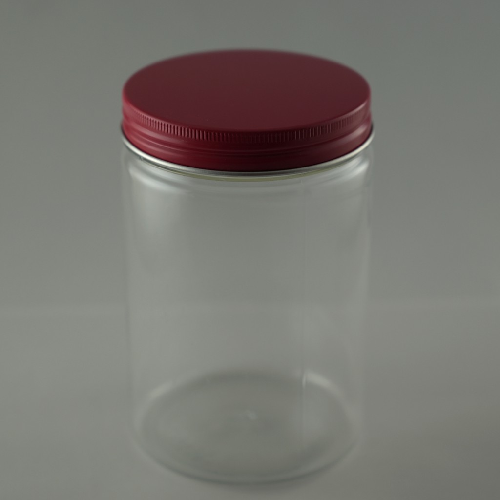 450500ml Biscuit Container/cracker barrel with colour lid/Food plastic