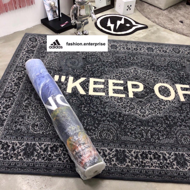 Off white shop rug keep off