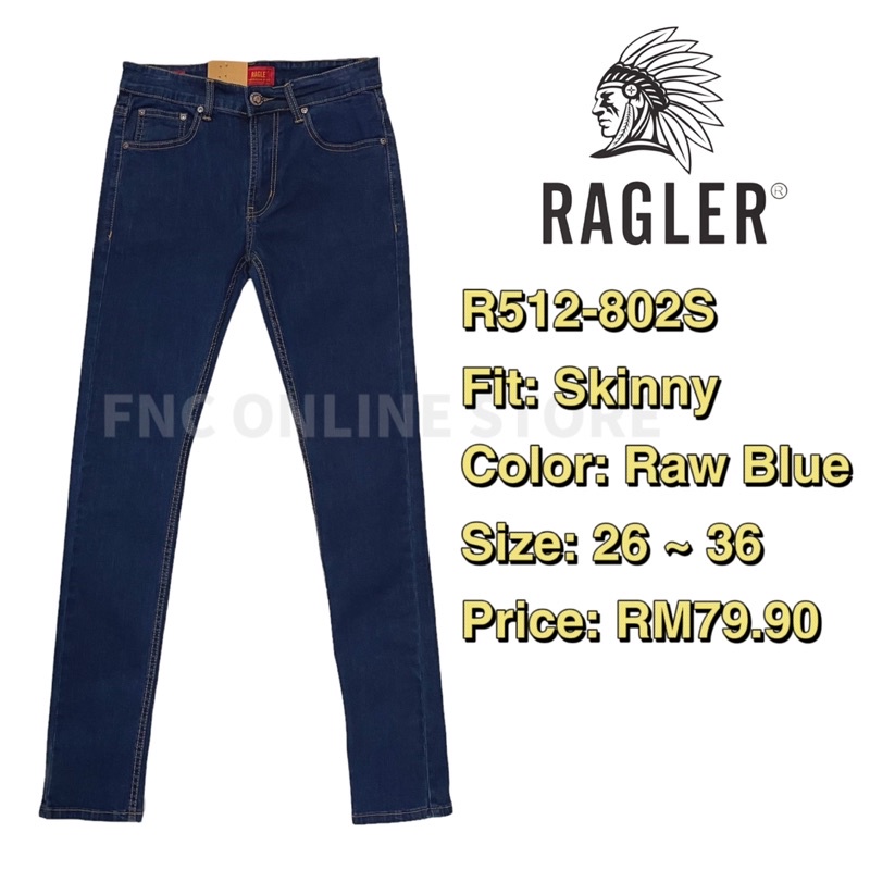 (Size2636) Ragler Original Stretchable Skinny Jeans Men Seluar Jeans