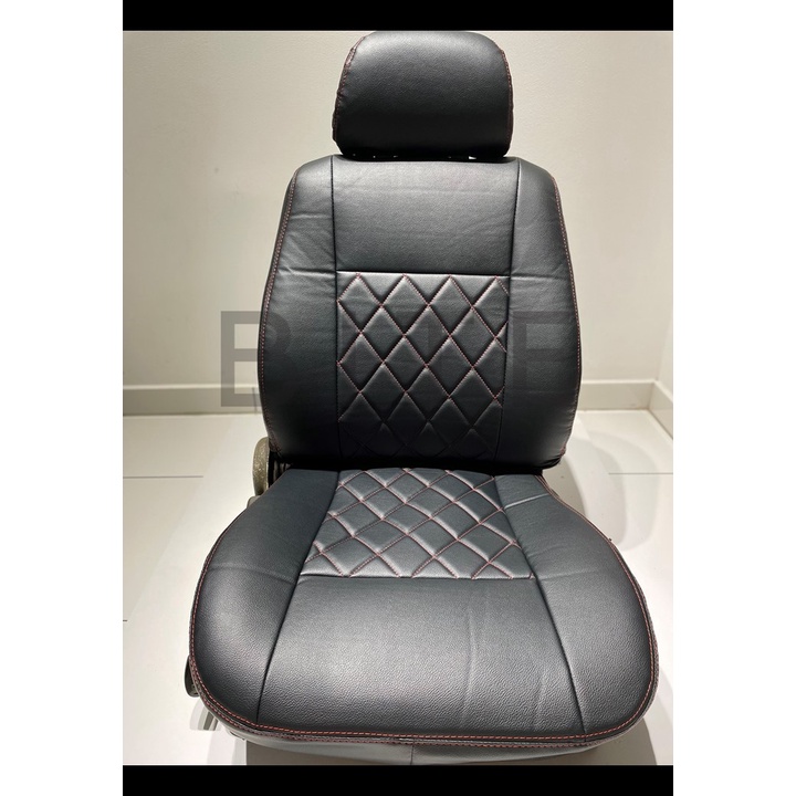 TOYOTA AVANZA (2004-11) BITE - Semi Leather Car Seat Cover/Sarung Kusyen Kereta