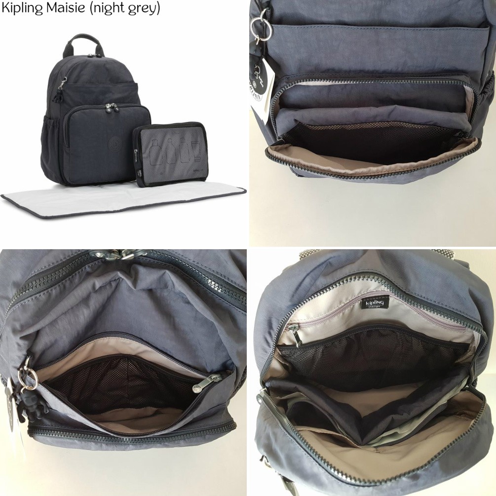 NWT Kipling Maisie Medium Baby Backpack Diaper Bag with Changing Mat Imported from UK