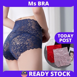 lace underwear women's high-waisted and oversized fat version sexy