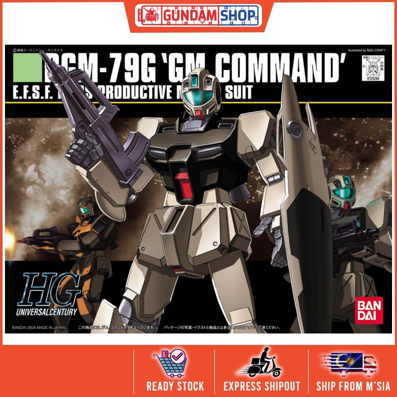 [046] HGUC 1/144 RGM-79G GM Command | Shopee Malaysia