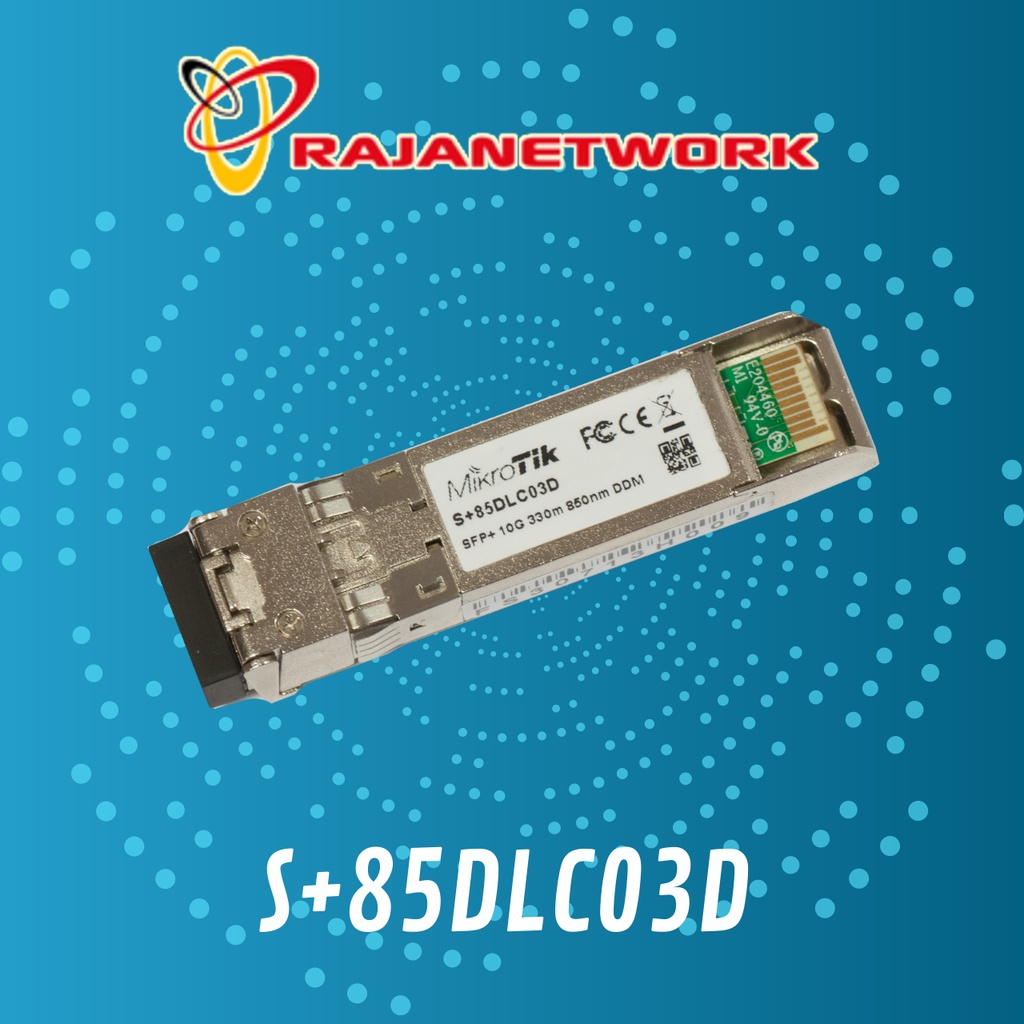 Mikrotik SFP S+85DLC03D Transceiver Multi Mode 10G SFP+ | Shopee Malaysia