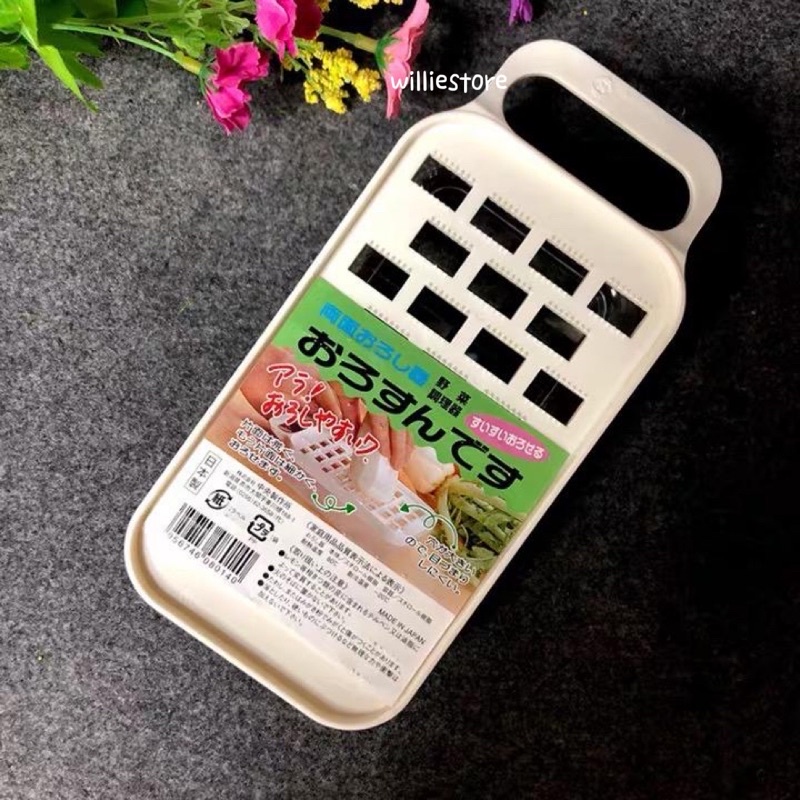 Japan Double Sided Zester Grater Ginger Garlic Onion Wasabi Grater with