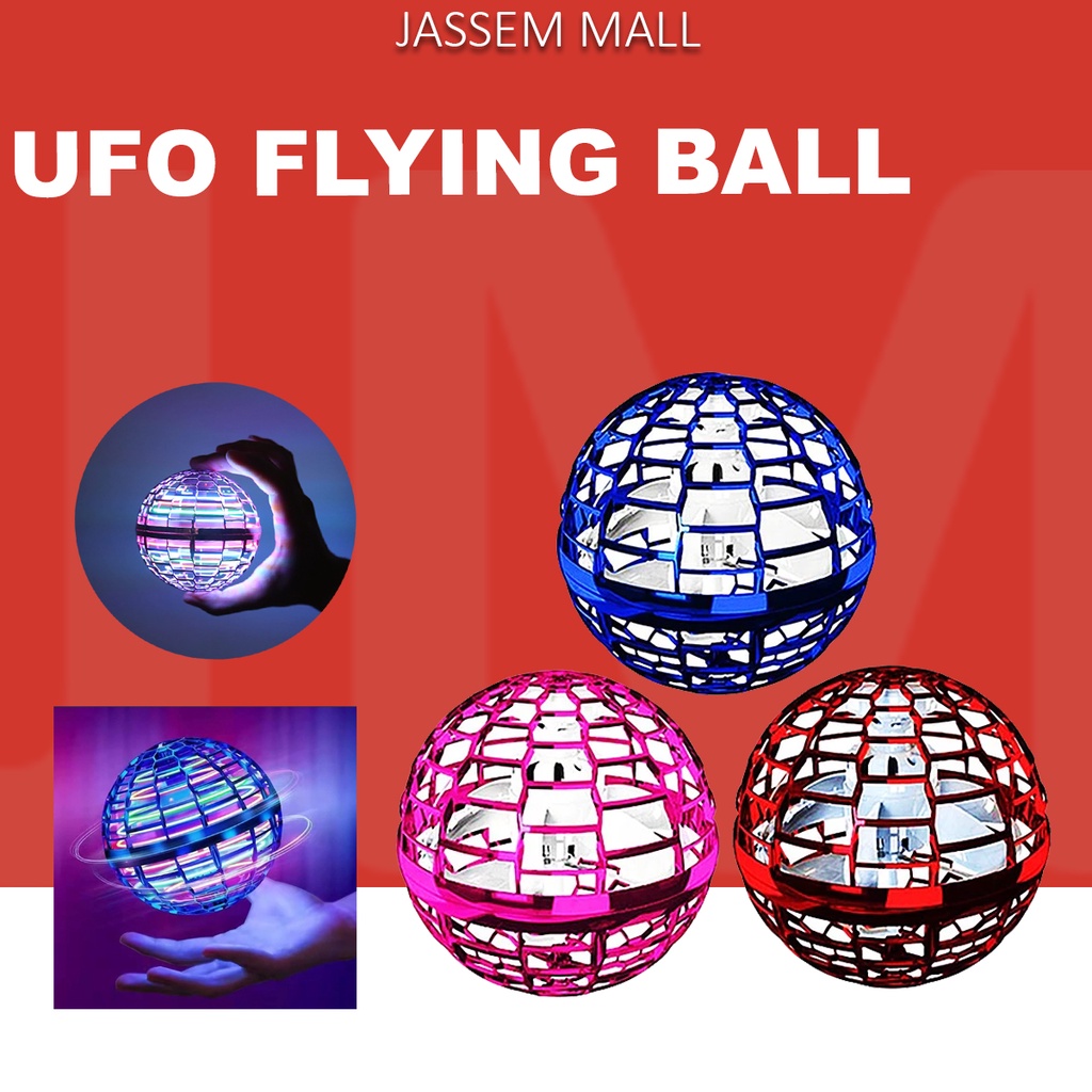 Flying Orb Toys with 360° Rotating Fly nova Pro UFO Flying Toy Built in ...