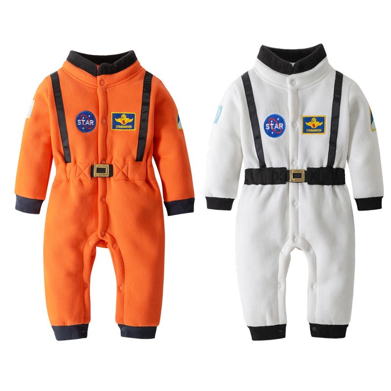 Baby Boys Astronaut Cosplay Costume Space Suit Rompers Toddler Infant ...