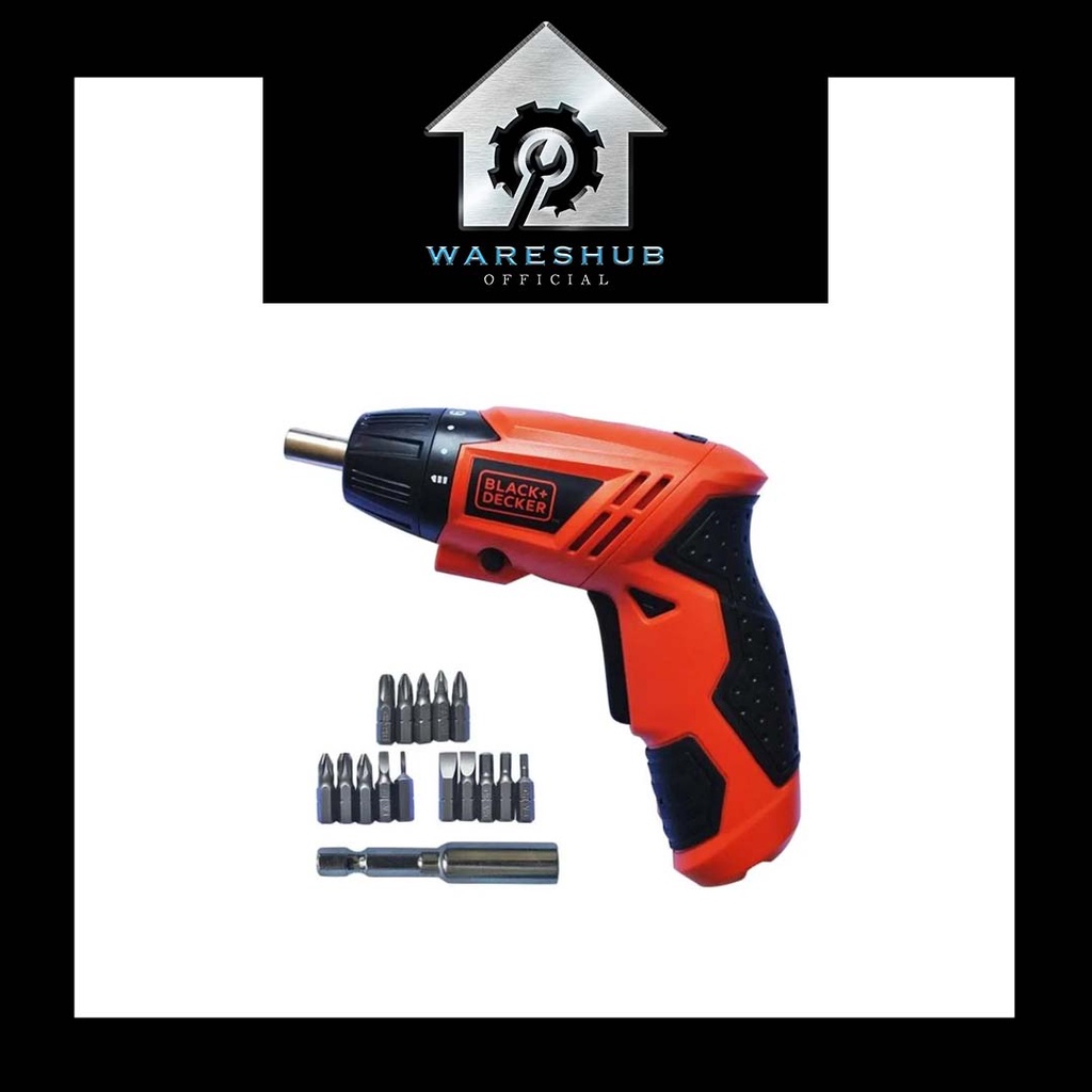 BLACK & DECKER KC4815-B5 4.8V 200Rpm Cordless Multi Head Screwdriver ...