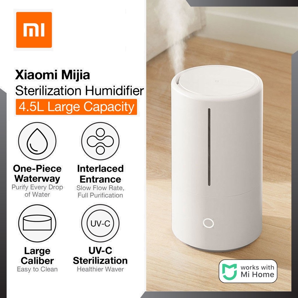 Xiaomi Mi Mijia Sterilization Humidifier UVC-C Instant Sterilize 4L ...