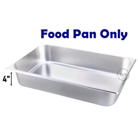 Stainless Steel Full Size Food Pan (1/1) / Tray / Cover / Bekas Makanan ...