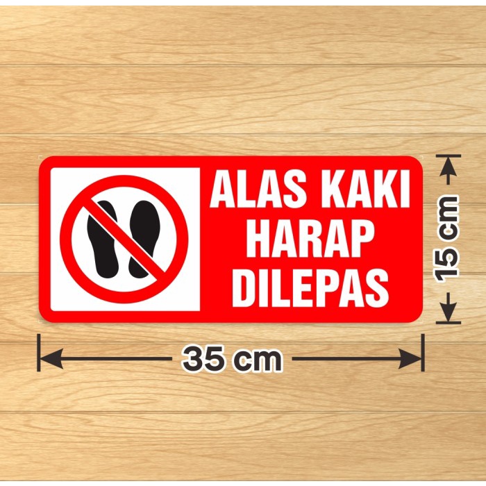 Vinyl Sticker Footrest Sign Sticker Please Remove 35 x 15 cm | Shopee ...