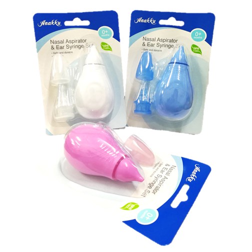 Nasal aspirator store and ear syringe