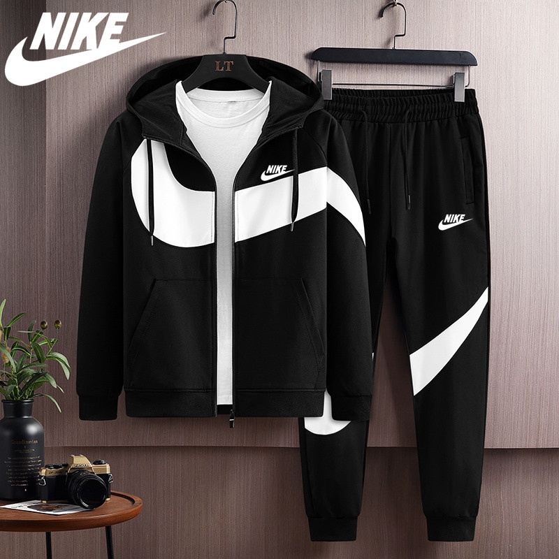 Nike High Quality Men Windproof Ladies Cotton Breathable Casual Hoodie Running Couple Jacket Shopee Malaysia