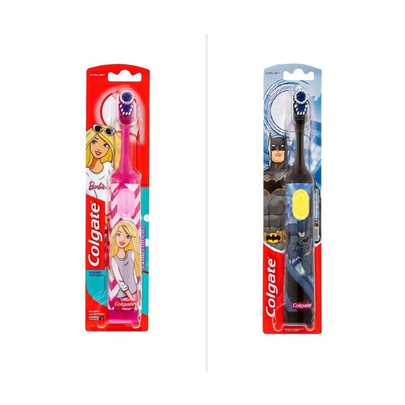 Colgate Kids Battery Powered Toothbrush 1pc (Barble/ Batman/ Minion ...