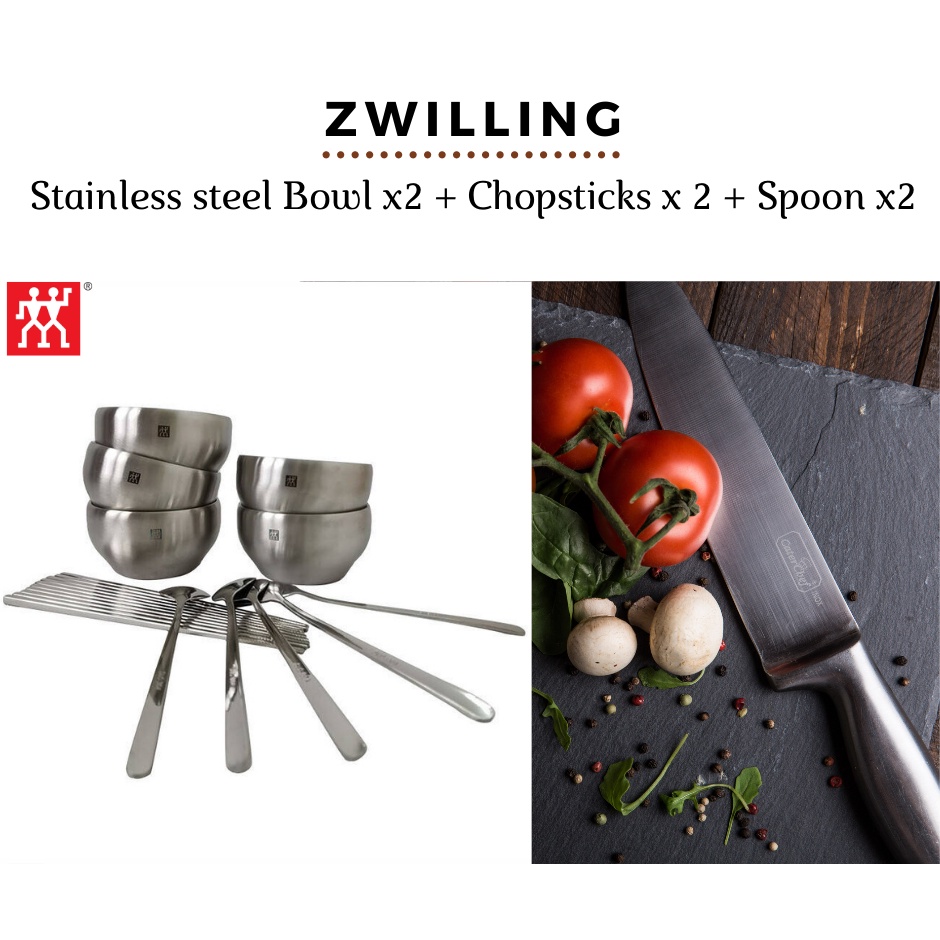 Zwilling J.A. Henckels Bowl Chopsticks (6pcs/ box) 双立人碗筷六件套 Shopee