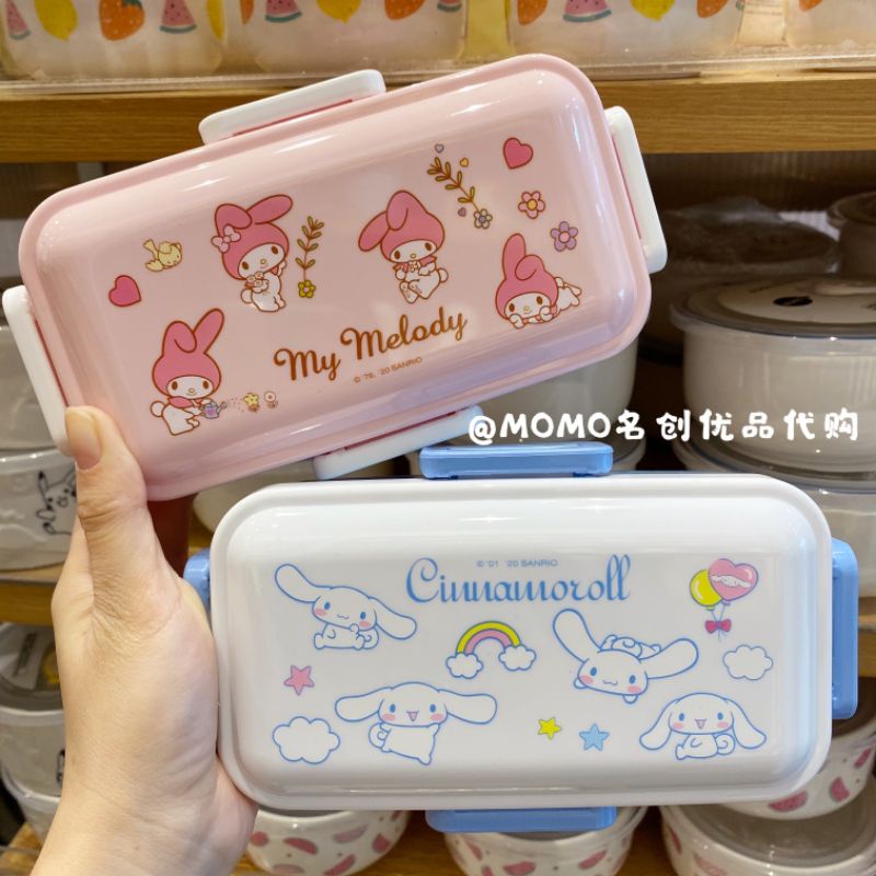 Sanrio Original Cinnamoroll My Melody Hello Kitty Lunch box container ...