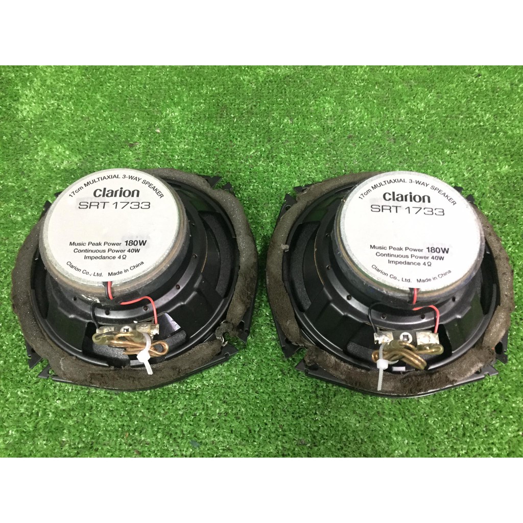 Clarion Speaker SRT-1733 With Tweeter 3 Way 6