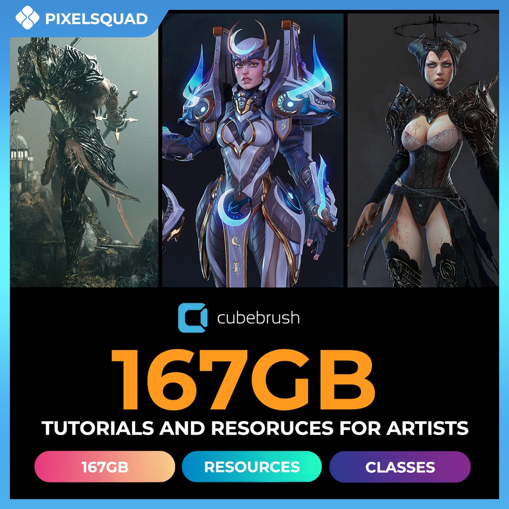 Cubebrush Tutorials/Classes/Resources Collection ★ 【167GB Collection ...