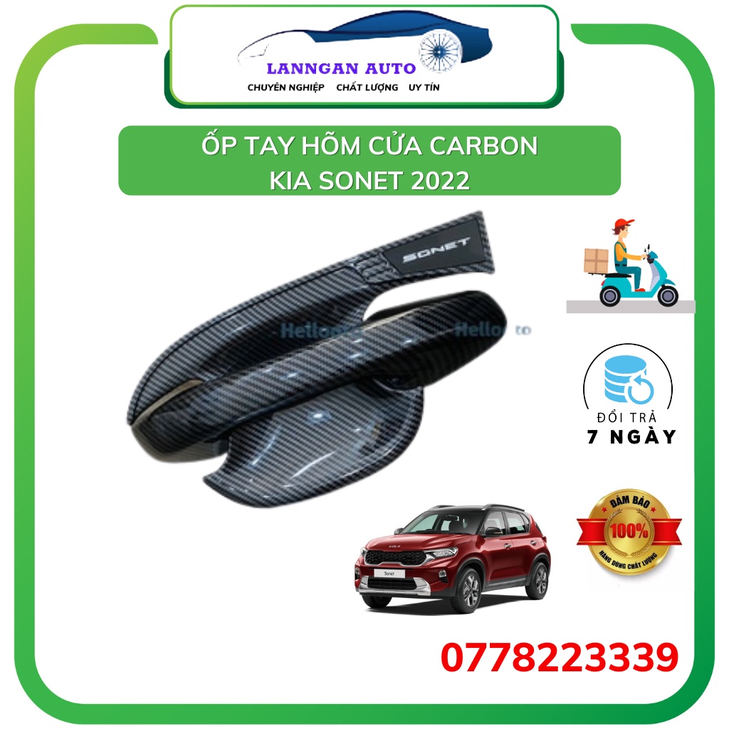 Door Handles, Car Door Recesses Kia High Quality Carbon Plastic
