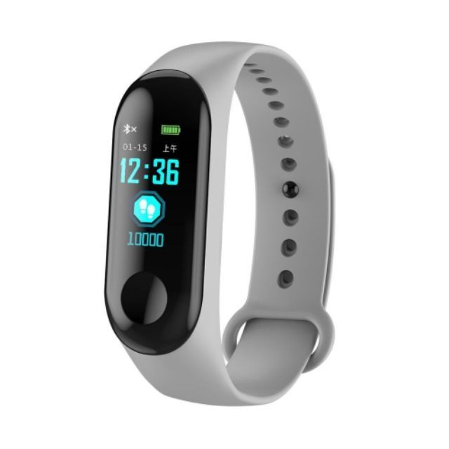 M3C Upgraded Bluetooth OLED Color Smart Bracelet Touch Screen Blood Pressure Heart Rate For Sport Shopee Malaysia